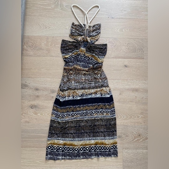 Torn by Rommy Kobo Multi print long dress - Picture 1 of 6